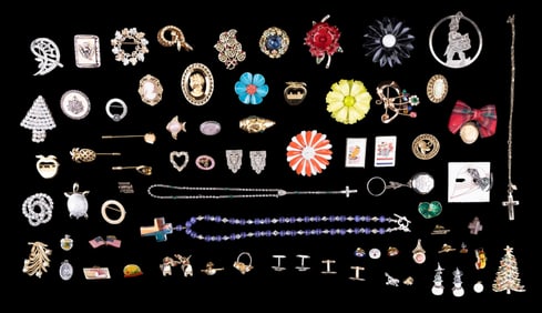 Coro, Lisner, Gerry's, & More Brooches + Christian