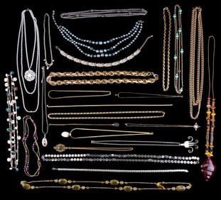 Trifari, Sarah Coventry, & More Costume Necklaces