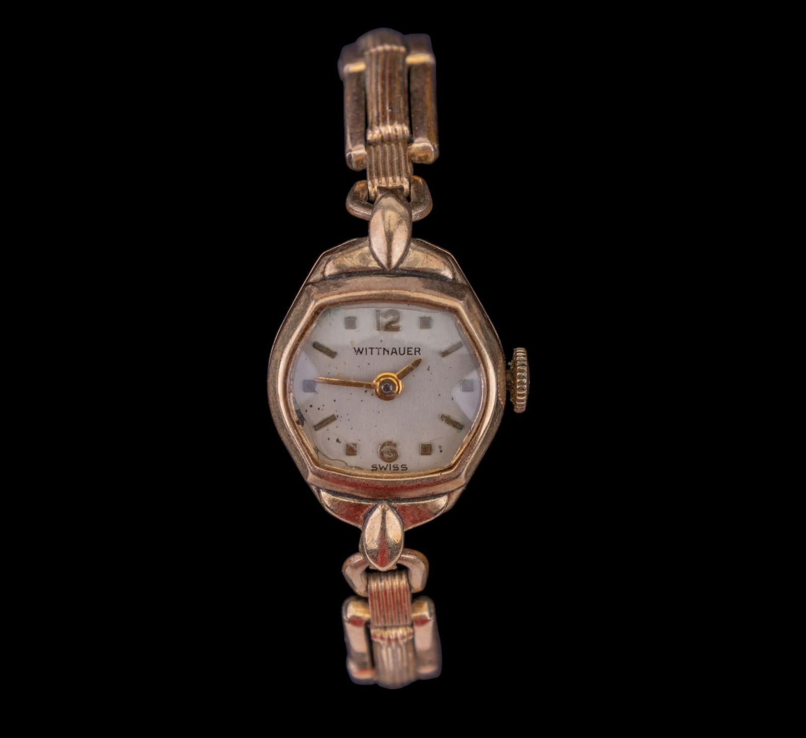 Wittnauer 14K Gold Ladies Watch: Wittnauer 14K gold ladies watch (case only). Untested.