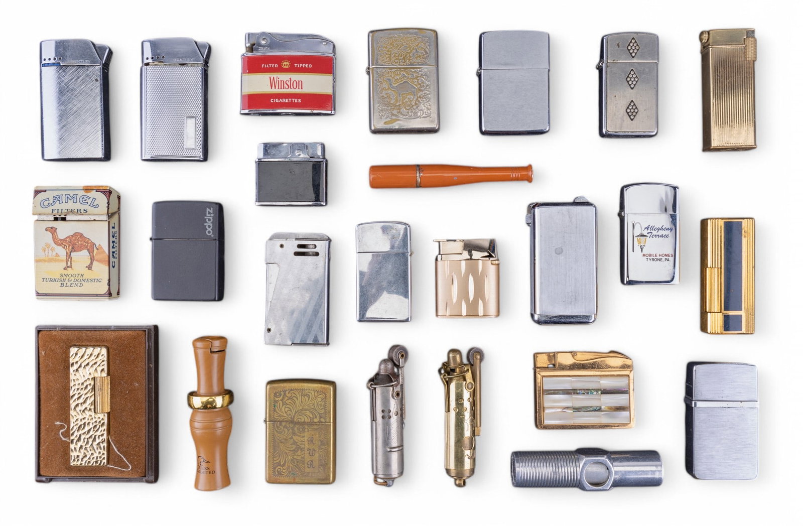 Vintage Zippo, Bentley, & Other Lighters (25) (1 of 10)