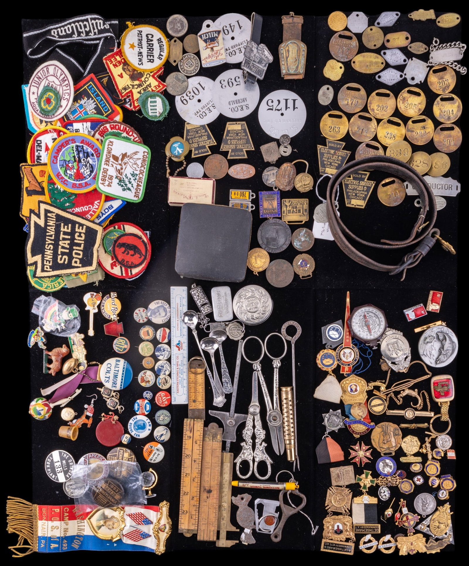 Patches, Pins, Medals, Dog Tags, & Other Trinkets (1 of 6)