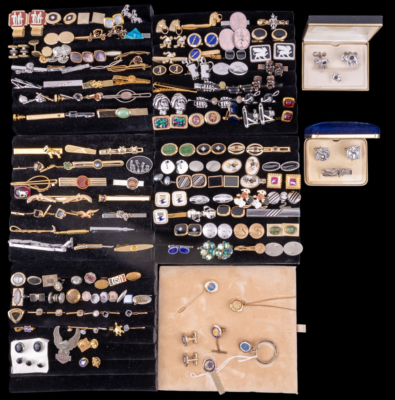 Vintage Cufflinks (~60 Prs) & Tie Clips Collection (1 of 9)