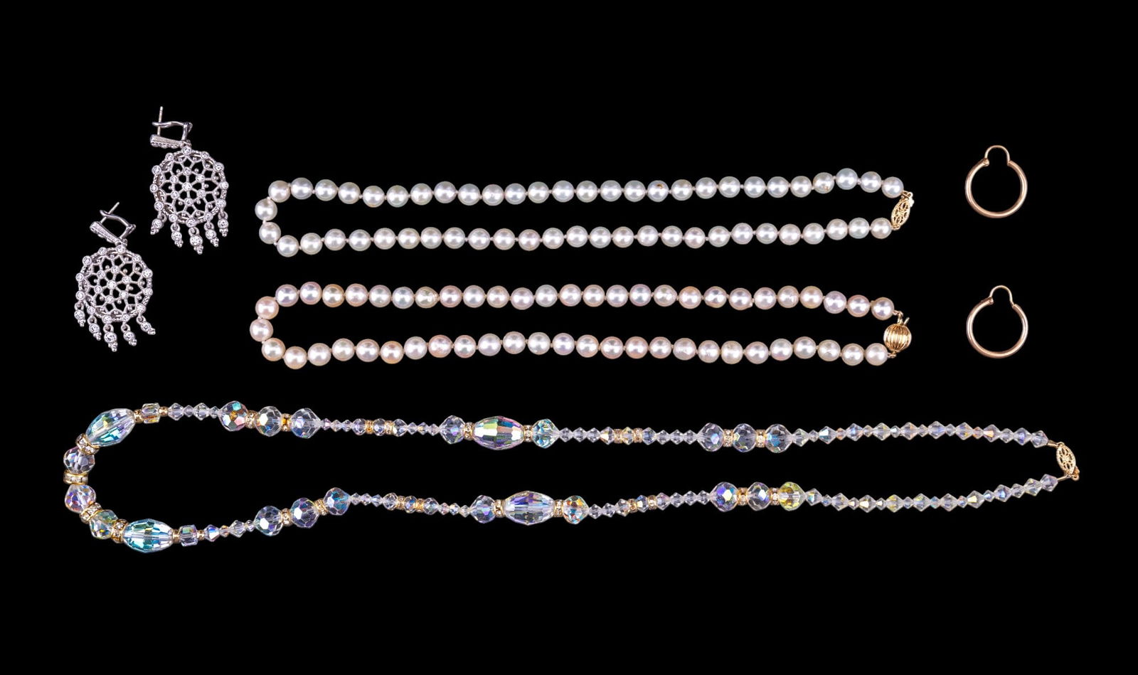 Judith Ripka Sterling, 10K Earrings, & Necklaces (1 of 9)