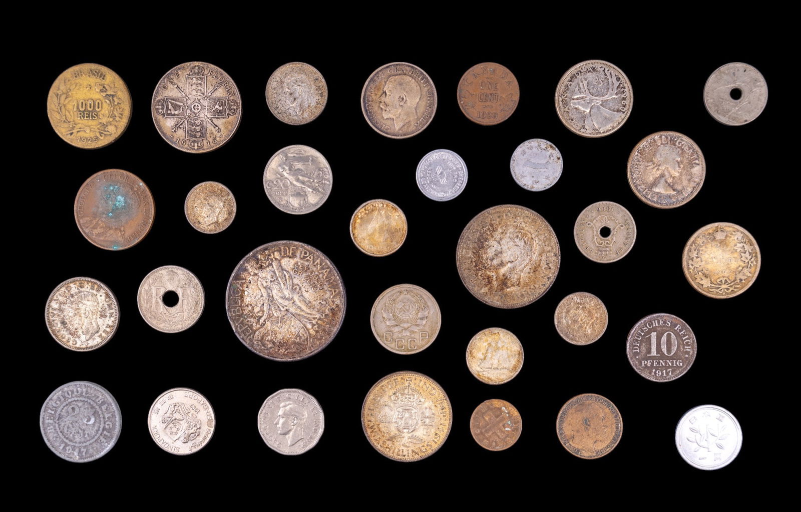 20th C Silver & Other Foreign Coins (31) (1 of 6)