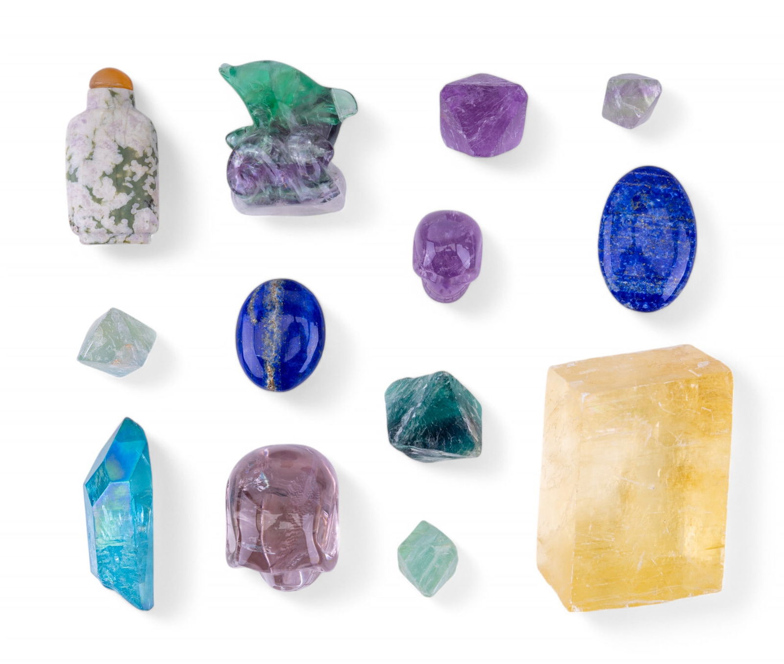 Semi-Precious, Agate & Quartz Crystals, Snuff (1 of 8)