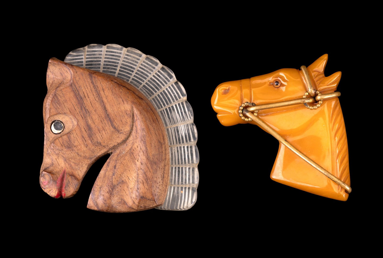 Bakelite and Celluloid Brooches (1 of 8)