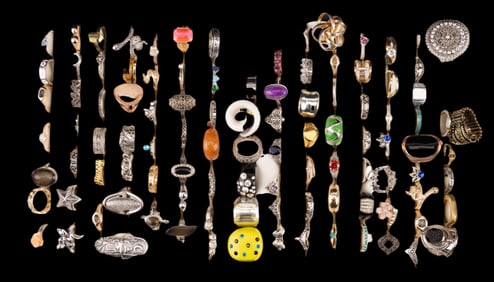 Over 100 Costume Jewelry Rings