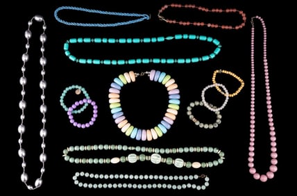 Pastel Colored Beaded Jewelry