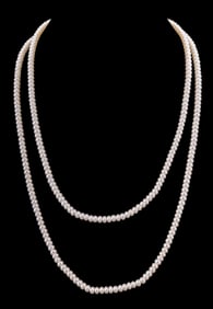 Long Freshwater Pearl Necklace