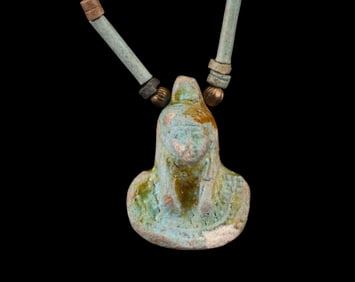 Antique Egyptian Faience Beaded Necklace