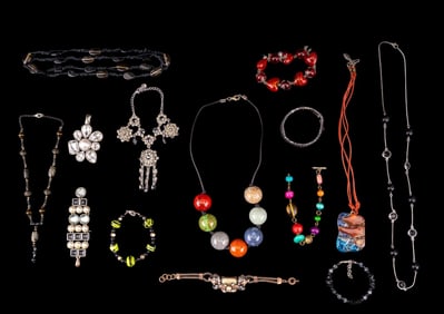 Art Glass, Rhinestone Jewelry