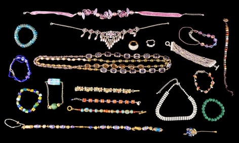 Crystal, Rhinestone, Vintage & Costume Jewelry