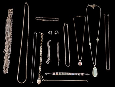 Sterling Silver Necklaces, Silver Tone Jewelry