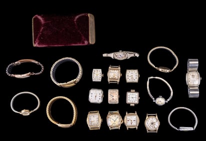 Vintage Designer Wrist Watches and Movements