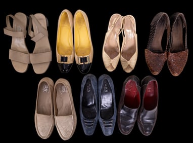 Vintage Designer Heels and Shoes (7 pairs)