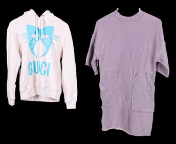 Gucci Hooded Sweatshirt and Celine Sweater