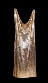 Vintage Metal Mesh Cocktail Dress