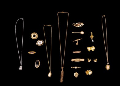 Victorian Gold Filled Jewelry Collection