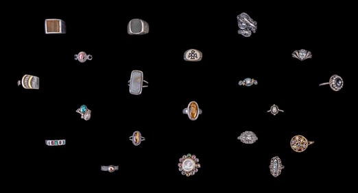 Sterling Silver Rings (20)