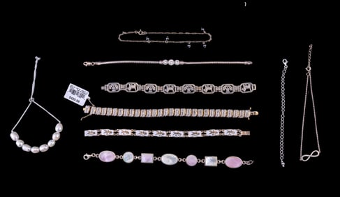 Sterling Silver Bracelets (7)