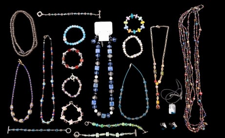 Crystal, Faceted Glass, Art Glass Jewelry