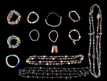 Art Glass Beaded Vintage & more Jewelry