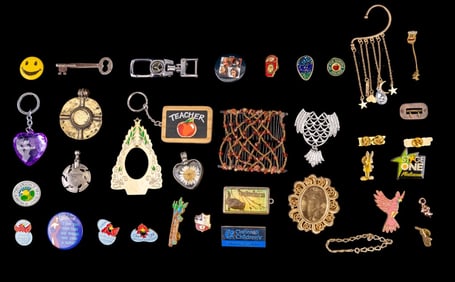 Pins, Pendants, Brooches & More