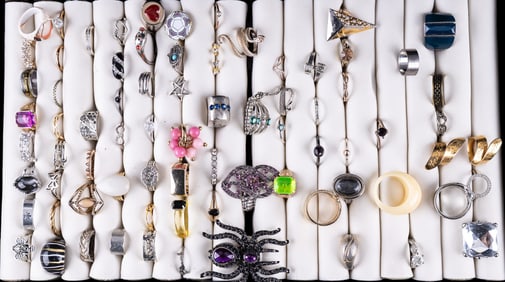 Costume Jewelry Rings (50+)