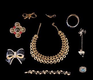 Trifari, B.S.K., and Vintage Estate Jewelry