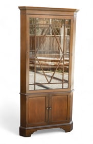 Wooden Corner Display Cabinet
