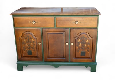 Hitchcock Solid Maple Painted Sideboard