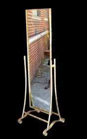 Quality Brass Bamboo Turned Dressing Mirror