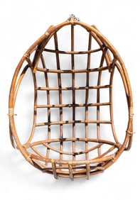 Mid-Century Egg-Shaped Hanging Chair