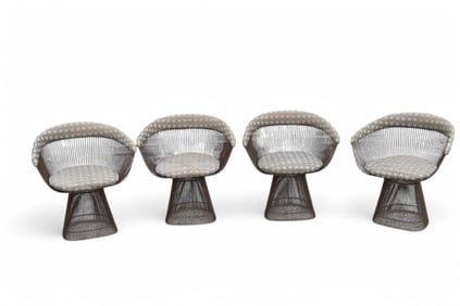 MCM Knoll Warren Platner Dining Chairs (4)