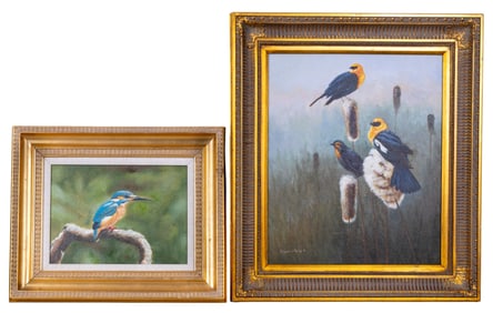 Donna Veer Bird Painting & Another