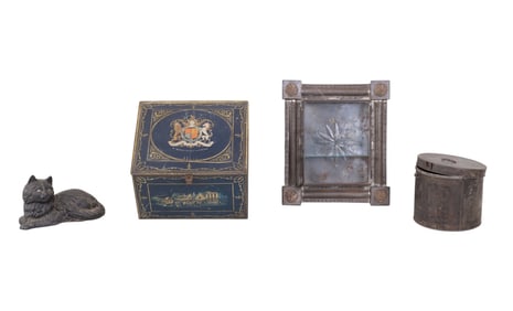 The Curiosity Shop Biscuit Tin, Iron Cat, & More