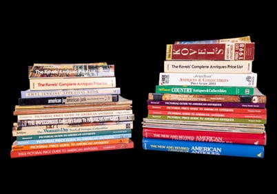 Reference Books w/ Pictorial American Antique