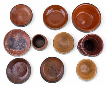 Redware, Early Pie Plates, and Other Pottery