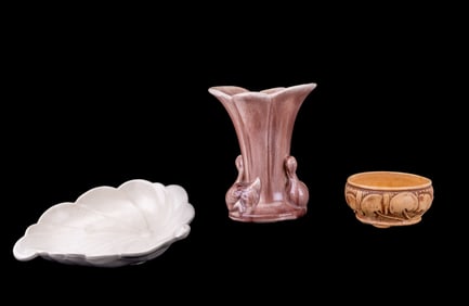 Vase/Bowls by Gonder, Weller Orris, and Other