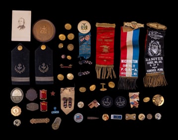 Political and Military Pins and Buttons