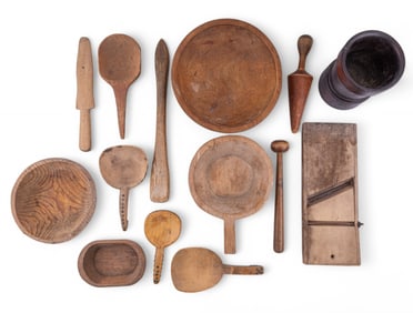 Treenware, Mortar/Pestle, Scoops, Mandolin