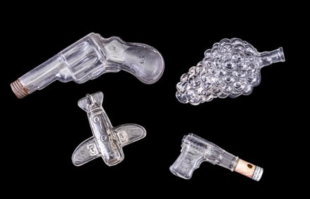 Early Figural Glass Candy Containers