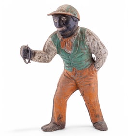 Antique Cast Iron Lawn Jockey Hitching Post