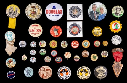 Vintage and Antique Pin Back Collection