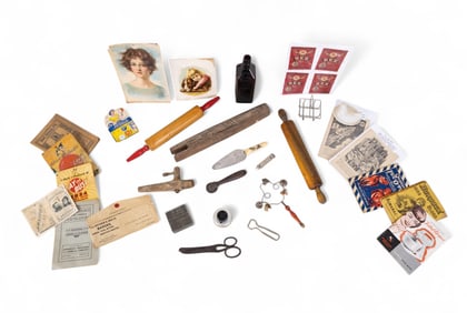 Antique Kitchen, Almanacs, Advertising, Ephemera