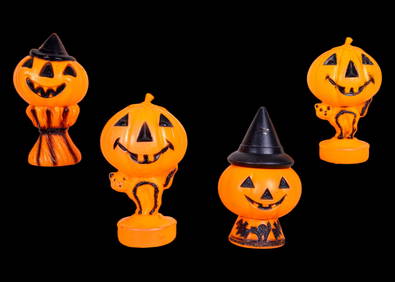 Vintage Halloween Blow Mold Jack-O-Lantern Lights (1 of 5)