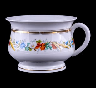 Vintage French Peeping Eye Wedding Chamber Pot