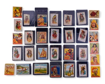 Native American Tobacco Cards and Silks