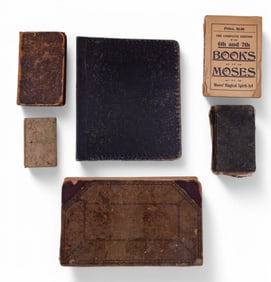 Antique Books, Handwritten Notes & Ledger