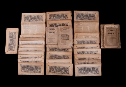 19th C Farmer's Almanacs and Farm Journals